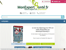 Tablet Screenshot of monexpertsante.fr